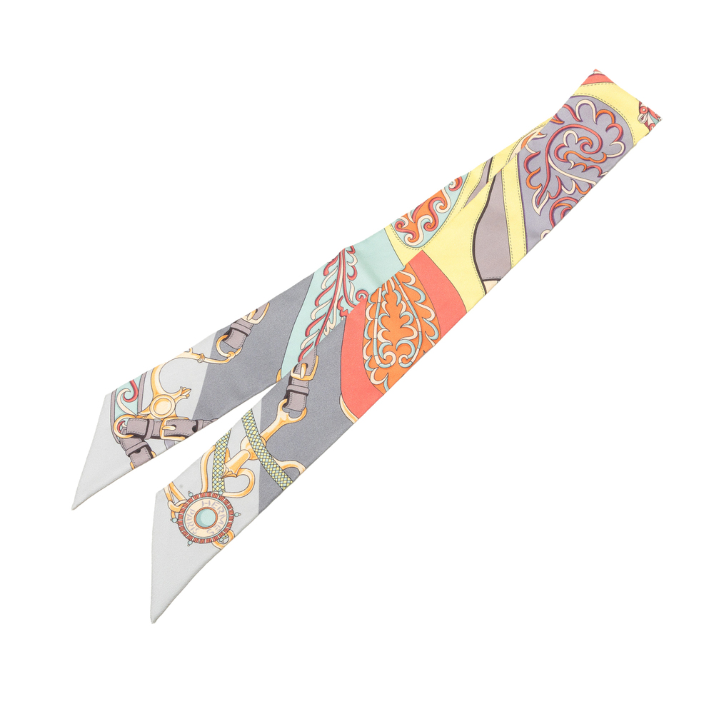 Pre-Loved Hermes Festival des Amazones Silk Twilly Scarf